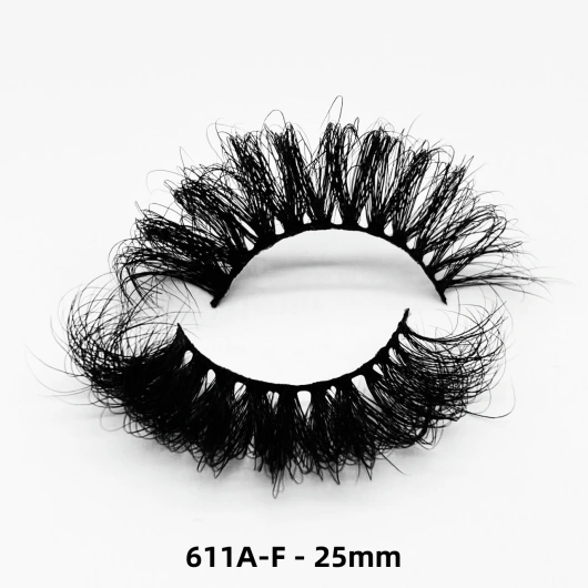 YLHT Fluffy D Curl 25mm Mink Lashes