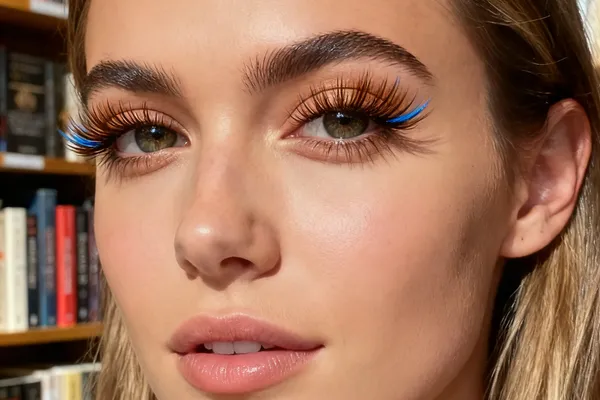 When Clients Actually Wear Colored Lashes